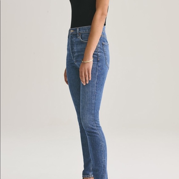 Agolde Denim - NICO HIGH RISE SLIM FIT IN SUBDUED